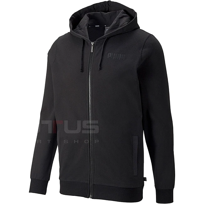 МЪЖКО ГОРНИЩЕ PUMA MODERN BASICS FULL-ZIP HOODIE TR BLACK