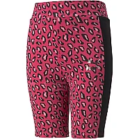 ДЕТСКИ КЛИН ЗА МОМИЧЕ PUMA CLASSICS SUMMER ROAR T7 AOP SHORT LEGGINGS G BEETROOT