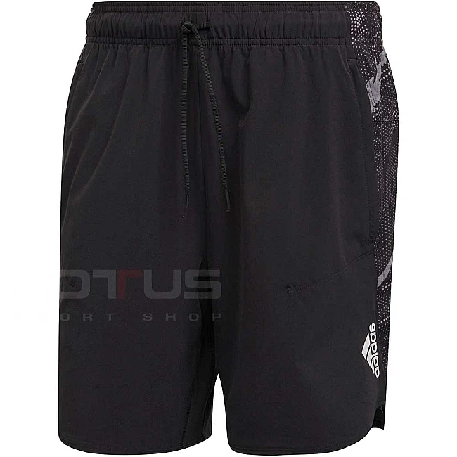 МЪЖКИ КЪСИ ПАНТАЛОНИ ADIDAS D4T AOP SHORT 7IN BLACK