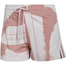 ДАМСКИ КЪСИ ПАНТАЛОНИ ADIDAS AOP SHORT PINK
