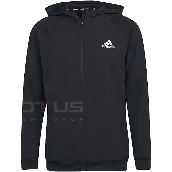 МЪЖКО ГОРНИЩЕ ADIDAS TRAIN FZ BLACK
