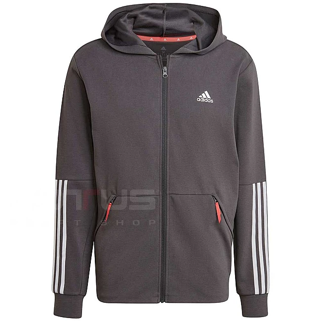 МЪЖКО ГОРНИЩЕ ADIDAS MOTION FZ HOOD GREY