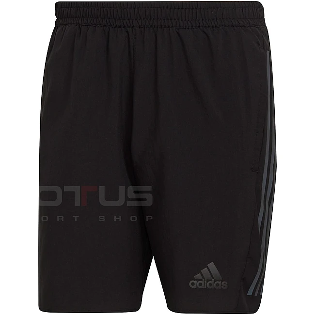 МЪЖКИ КЪСИ ПАНТАЛОНИ ADIDAS RUN ICON SHORT 7IN BLACK