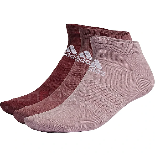 ЧОРАПИ ADIDAS LIGHT LOW 3PP PINK/MAROON/BORDEAUX
