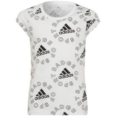 ДЕТСКА ТЕНИСКА ADIDAS LOGO T ESS WHITE