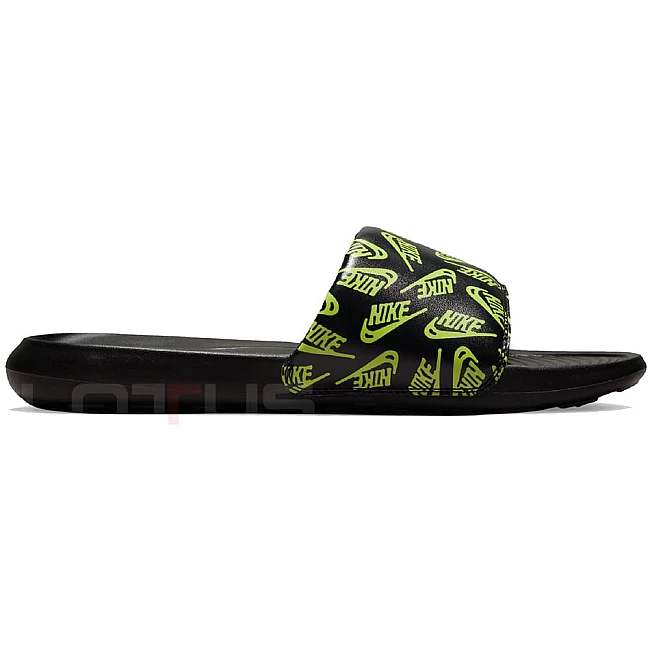 МЪЖКИ ЧЕХЛИ NIKE VICTORI ONE SLIDE PRINT BLACK/VOLT