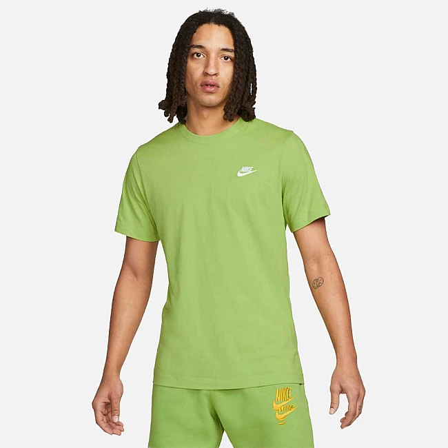 МЪЖКА ТЕНИСКА NIKE NSW CLUB TEE VIVID GREEN