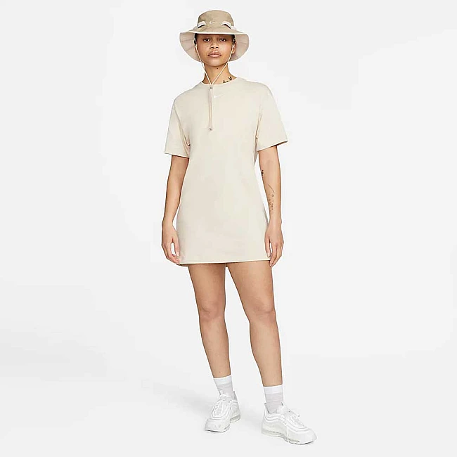 ДАМСКА РОКЛЯ NIKE NSW ESSNTL SS DRSS SAND