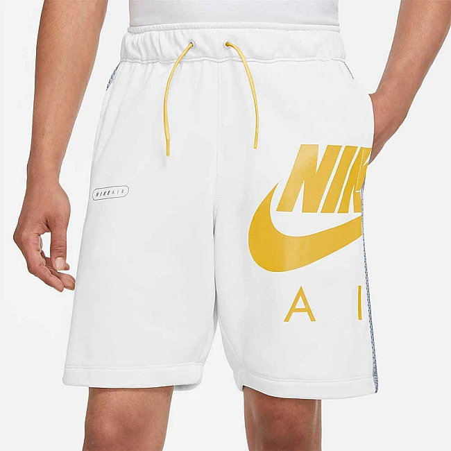 МЪЖКИ КЪСИ ПАНТАЛОНИ NIKE NSW NIKE AIR FT SHORT WHITE