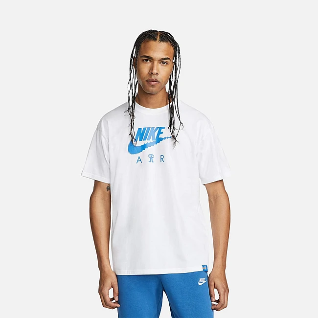 МЪЖКА ТЕНИСКА NIKE NSW DNA HBR M90 TEE WHITE