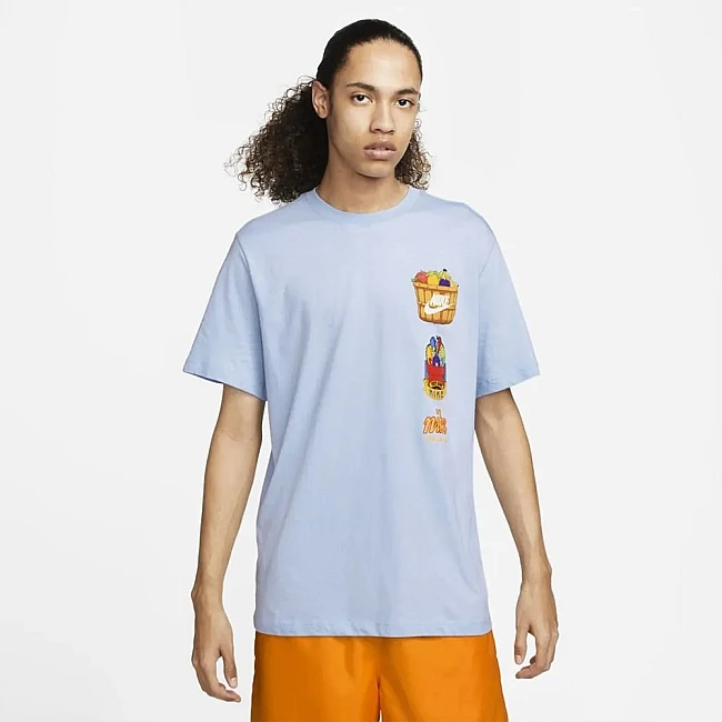 МЪЖКА ТЕНИСКА NIKE NSW SO 3 GRAPHIC TEE LT MARINE