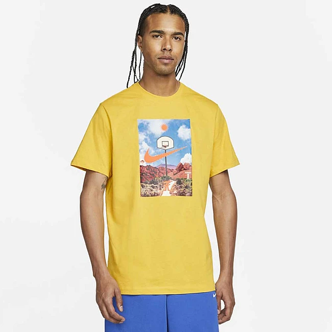 МЪЖКА ТЕНИСКА NIKE TEE HOOP PHOTO SULFUR