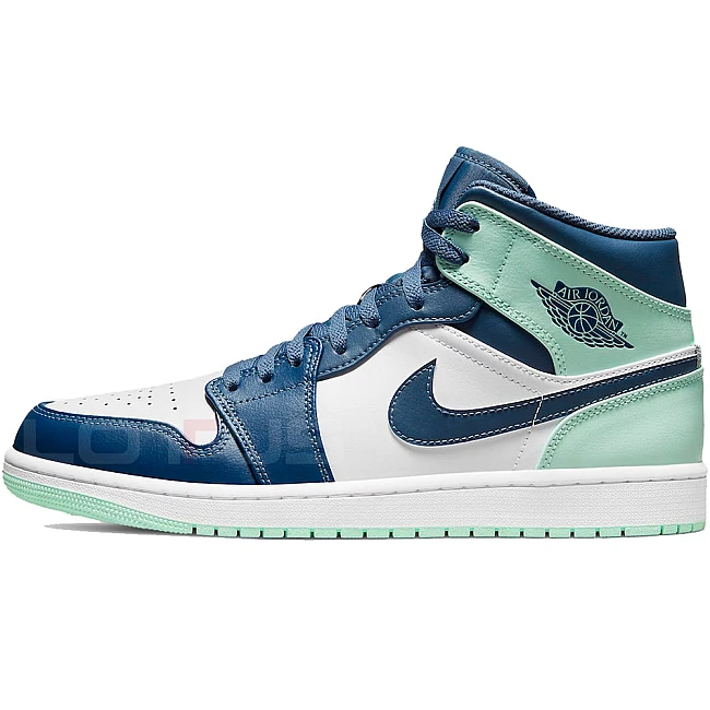 МЪЖКИ ОБУВКИ NIKE AIR JORDAN 1 MID NAVY/MINT