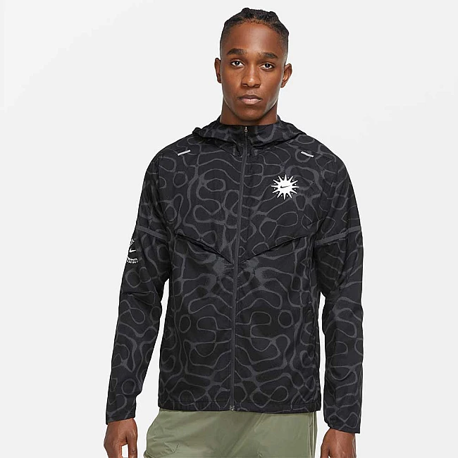МЪЖКО ЯКЕ NIKE WR WINDRUNNER AOP GX JKT BLACK