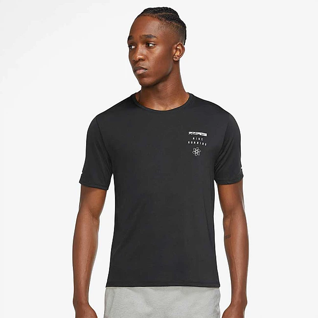 МЪЖКА ТЕНИСКА NIKE DF UV RUN DVN MILER GX SS BLACK