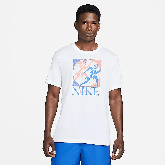 МЪЖКА ТЕНИСКА NIKE DF TEE WC 3 WHITE