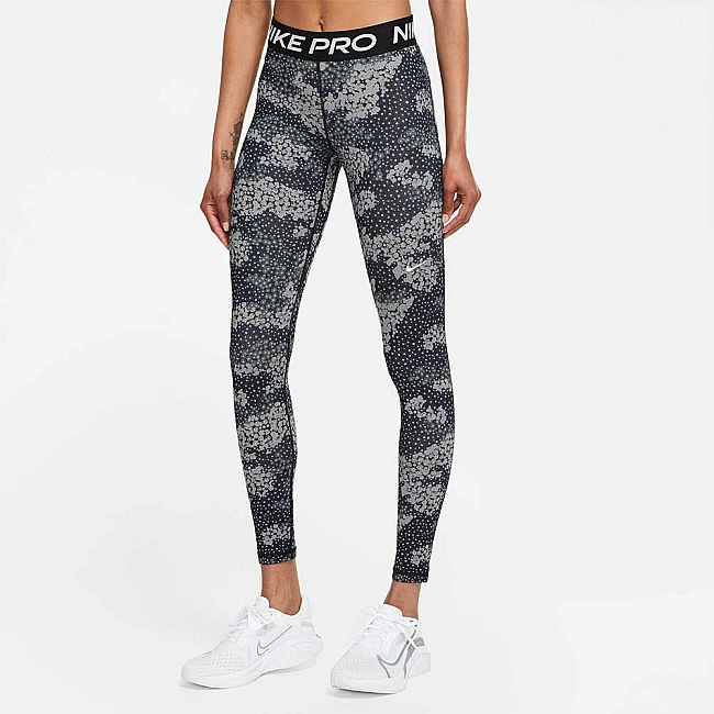 ДАМСКИ КЛИН NIKE PRO DF AOP TIGHT AVIATOR GREY