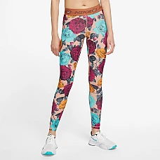 ДАМСКИ КЛИН NIKE DF MR IC TGHT AOP ROSE/GREEN