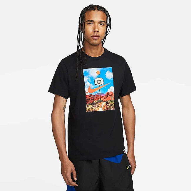 МЪЖКА ТЕНИСКА NIKE TEE HOOP PHOTO BLACK