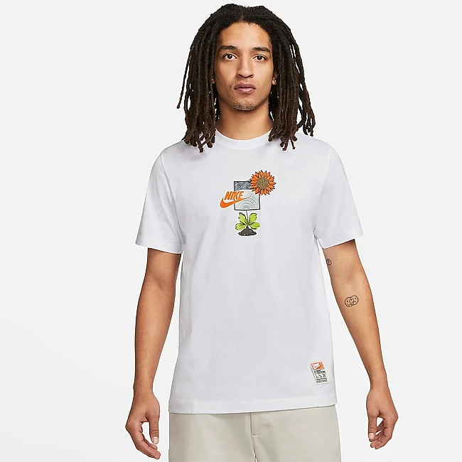 МЪЖКА ТЕНИСКА NIKE NSW SO 2 GRAPHIC TEE WHITE