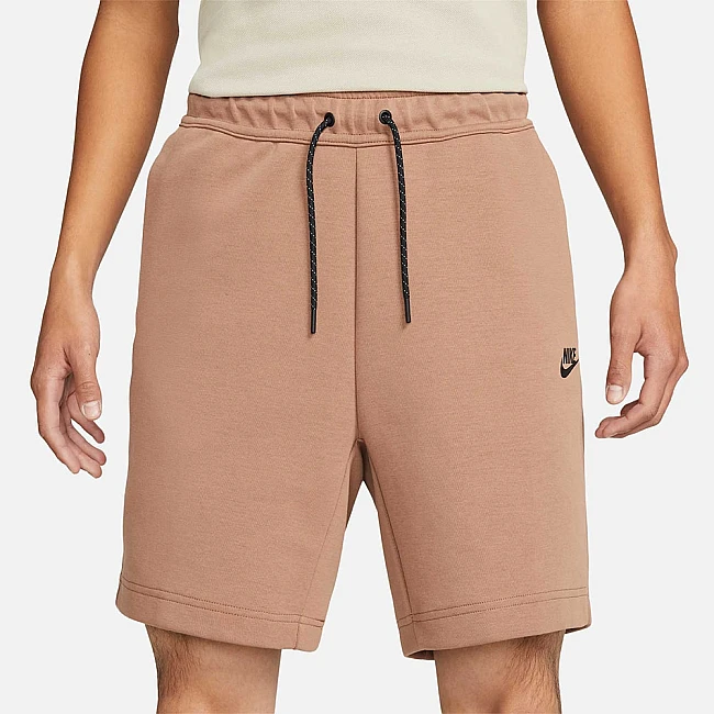 МЪЖКИ КЪСИ ПАНТАЛОНИ NIKE NSW TCH FLC SHORT S BROWN