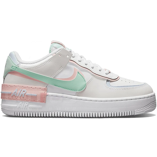 ДАМСКИ ОБУВКИ NIKE AF1 SHADOW WHITE/PINK/MINT