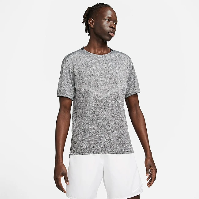 МЪЖКА ТЕНИСКА NIKE DF RISE 365 SS DK GREY HTHR