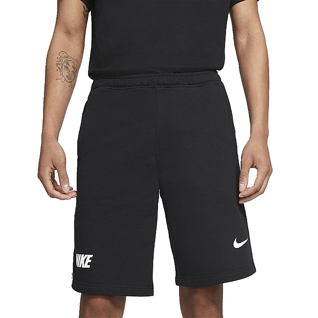 МЪЖКИ КЪСИ ПАНТАЛОНИ NIKE NSW REPEAT FT SHORT BLACK