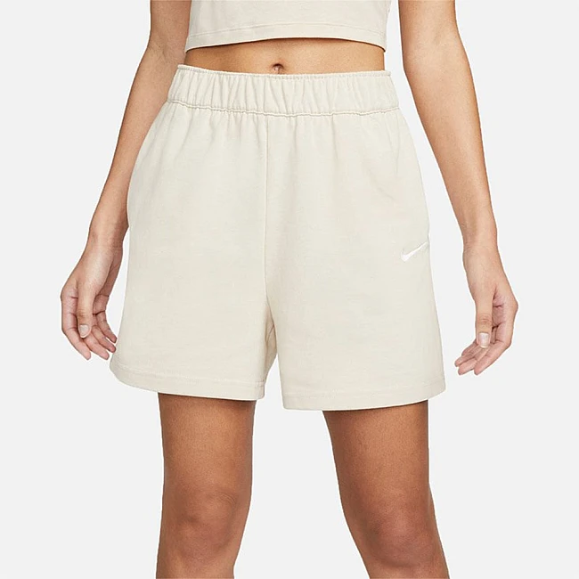 ДАМСКИ КЪСИ ПАНТАЛОНИ NIKE NSW JRSY SHORT SAND