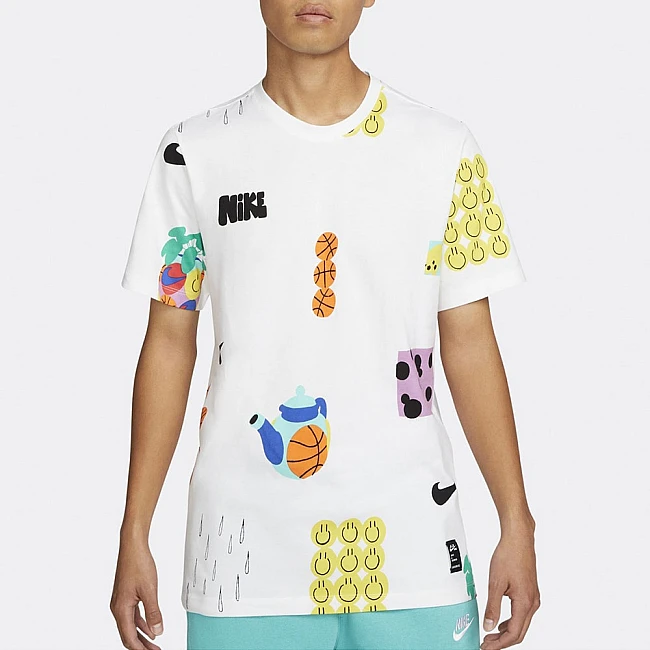 МЪЖКА ТЕНИСКА NIKE NSW SUST AIR OPEN TEE WHITE