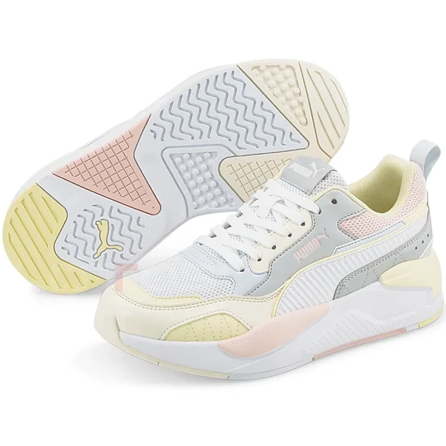 ДАМСКИ МАРАТОНКИ PUMA X-RAY 2 SQUARE WHITE/YELLOW