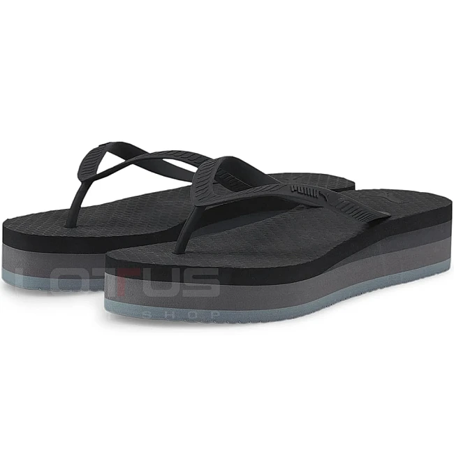 ДАМСКИ ЧЕХЛИ PUMA COMFY FLIP PLATFORM BLACK/GREY