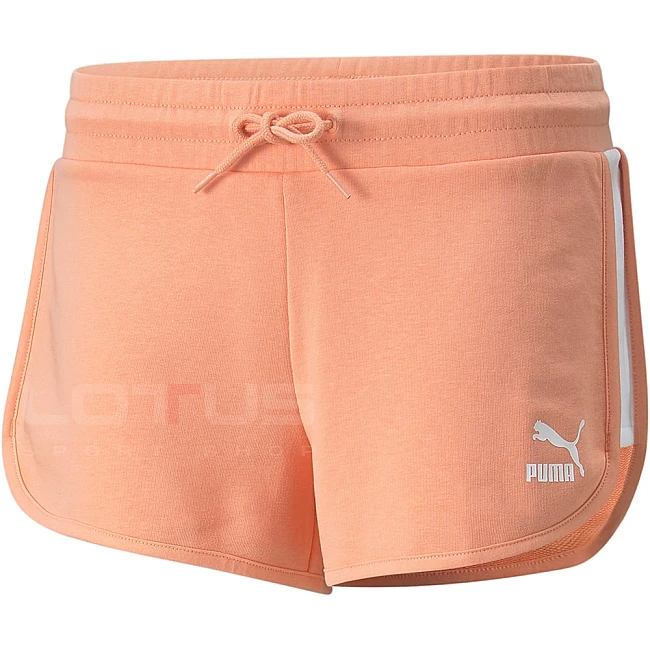 ДАМСКИ КЪСИ ПАНТАЛОНИ PUMA ICONIC T7 SHORTS PEACH