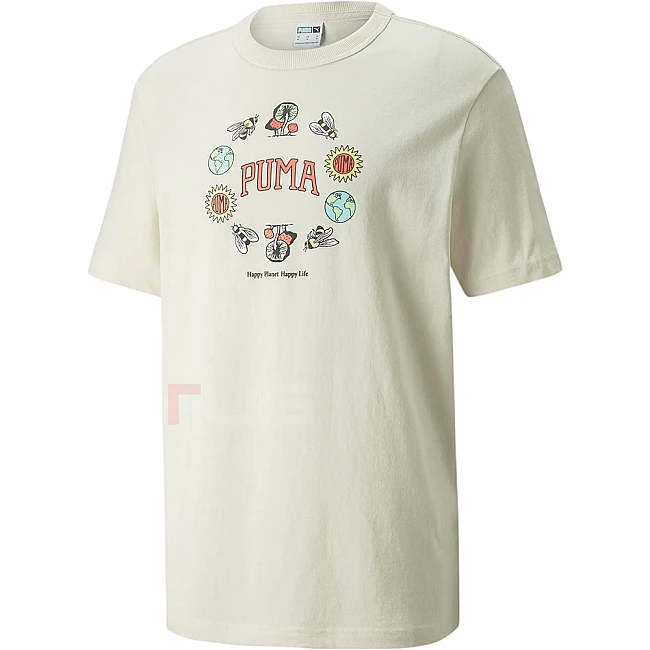 МЪЖКА ТЕНИСКА PUMA DOWNTOWN GRAPHIC TEE BEIGE