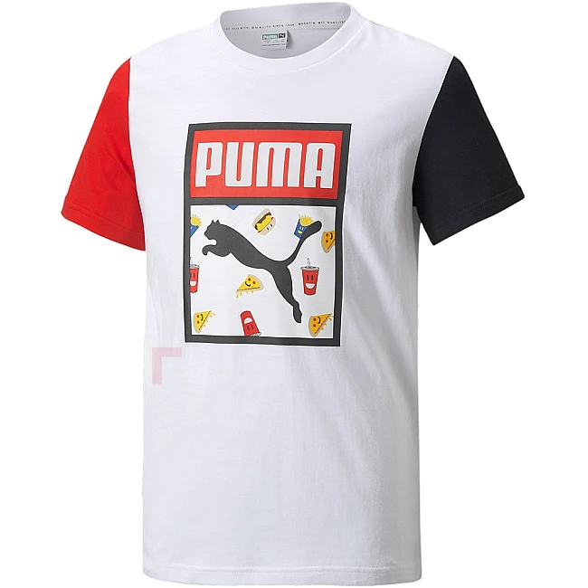 ДЕТСКА ТЕНИСКА ЗА МОМЧЕ PUMA CLASSICS STORY TEE B WHITE