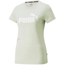 ДАМСКА ТЕНИСКА PUMA ESS LOGO HEATHER TEE MOSS