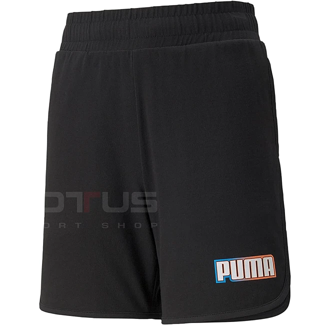 ДЕТСКИ КЪСИ ПАНТАЛОНИ ЗА МОМЧЕ PUMA ALPHA SHORTS JS B BLACK