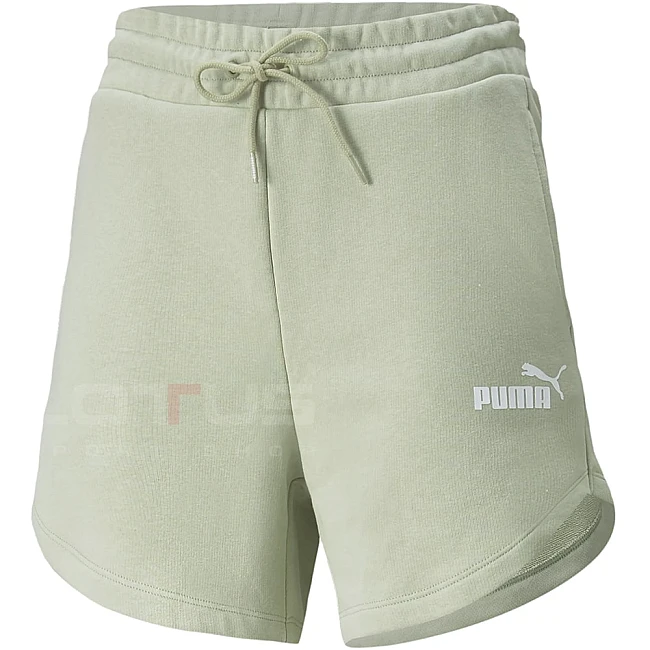 ДАМСКИ КЪСИ ПАНТАЛОНИ PUMA ESS 5IN HIGH WAIST SHORTS TR MOSS