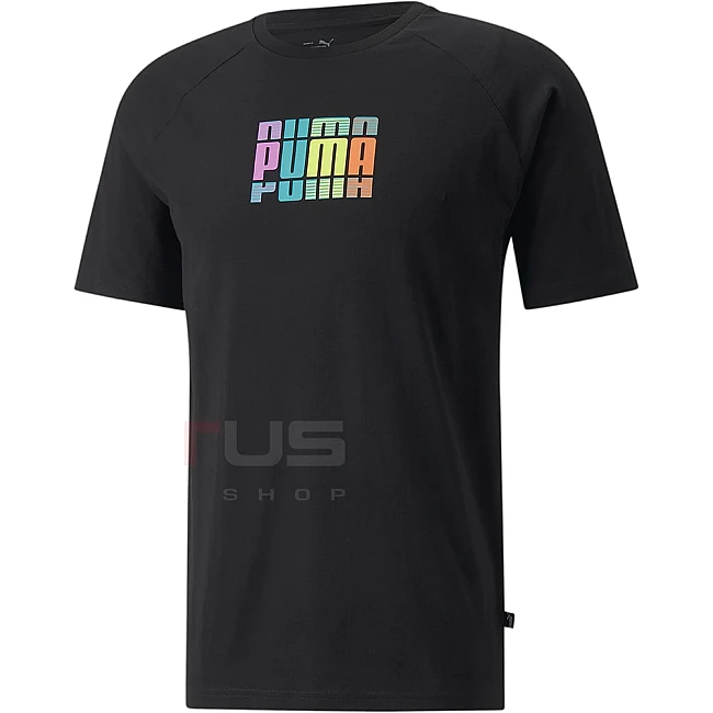 МЪЖКА ТЕНИСКА PUMA MULTICOLOR GRAPHIC TEE BLACK