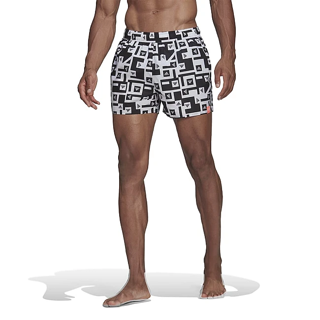 МЪЖКИ ПЛУВНИ ШОРТИ ADIDAS BOS AOP CLX VSL BLACK/WHITE