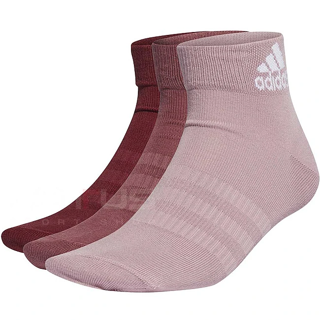 ЧОРАПИ ADIDAS LIGHT ANK 3PP CRI/MAUVE/RED