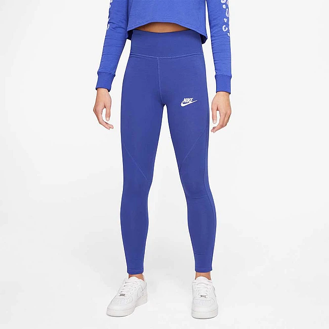 ДЕТСКИ КЛИН ЗА МОМИЧЕ NIKE NSW FAVORITES GX HW LEGGING BLUE