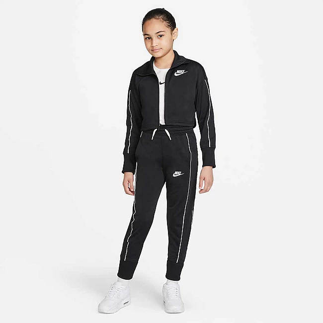 ДЕТСКИ СПОРТЕН ЕКИП ЗА МОМИЧЕ NIKE NSW HW TRK SUIT BLACK