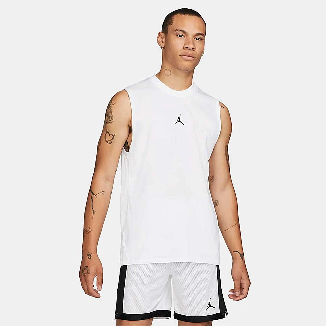 МЪЖКИ ПОТНИК NIKE JORDAN DF SPRT SLVLS TOP WHITE
