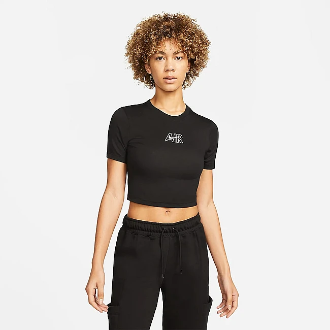 ДАМСКА ТЕНИСКА NIKE NSW TEE SLIM CRP NIKE AIR BLACK