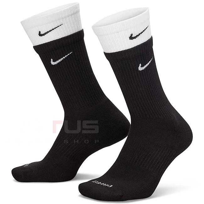 ЧОРАПИ NIKE EVERYDAY PLUS CUSH BLACK/WHITE