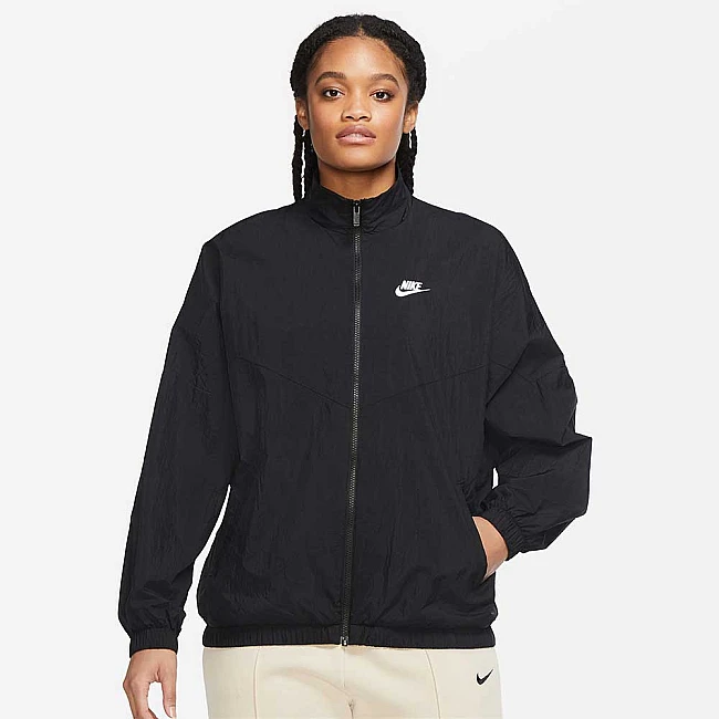 ДАМСКО ЯКЕ NIKE NSW ESSNTL WR WVN JKT BLACK