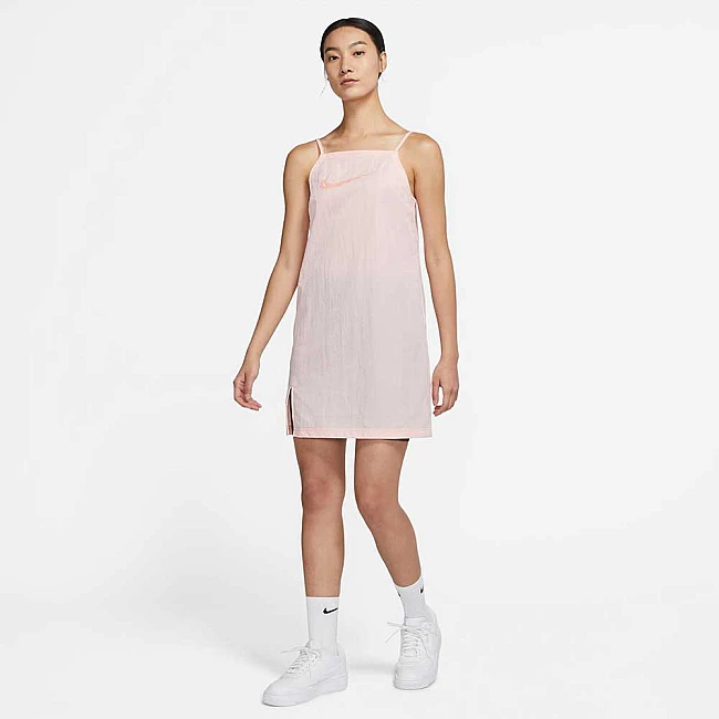 ДАМСКА РОКЛЯ NIKE NSW SWSH WVN CAMI DRESS PINK