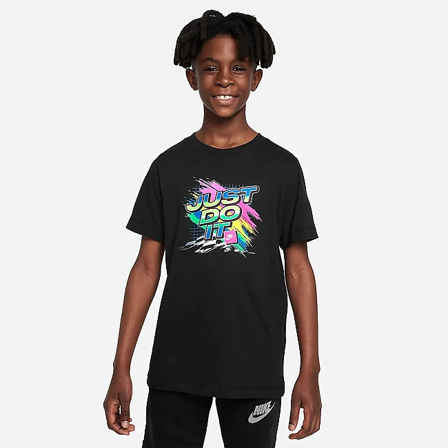 ДЕТСКА ТЕНИСКА NIKE NSW TEE WILDCARD 3 EXT BLACK