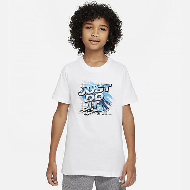 ДЕТСКА ТЕНИСКА NIKE NSW TEE WILDCARD 3 EXT WHITE
